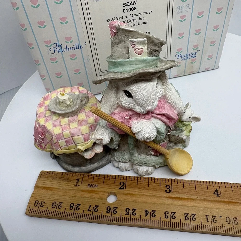 1993 The Patchville Bunnies SEAN‎ Figurine Alfred Mazzuca Jr MCK Easter Rabbit